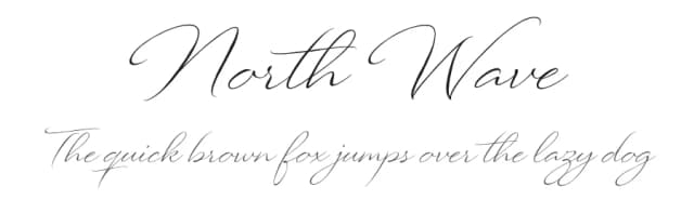 North Wave by Youssef Habchi — Script Handwritten Font