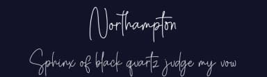 Northampton by Bluestype Studio — Script Handwritten Font — thumbnail 2
