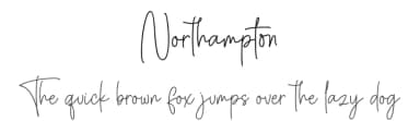 Northampton by Bluestype Studio — Script Handwritten Font — thumbnail 1