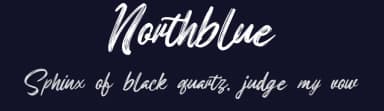 Northblue by Mayofont — Script Handwritten Font — thumbnail 2
