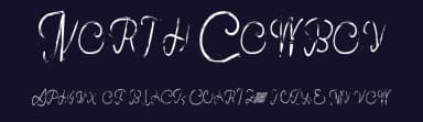 North Cowboy by Xerographer Fonts — Script Handwritten Font — thumbnail 2