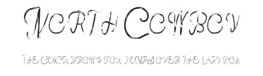 North Cowboy by Xerographer Fonts — Script Handwritten Font — thumbnail 1
