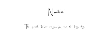 Northen by Mariyana — Script Handwritten Font — thumbnail 1