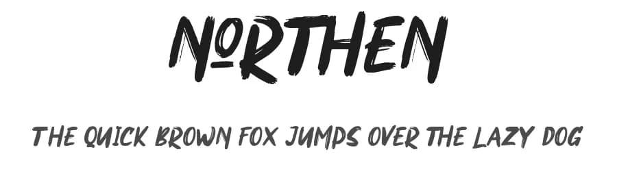 Northen by Garisman Studio — Script Handwritten Font