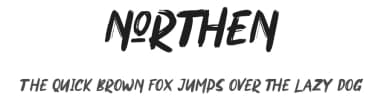 Northen by Garisman Studio — Script Handwritten Font — thumbnail 1