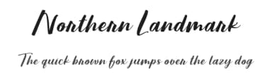 Northern Landmark by Brittney Murphy Design — Script Handwritten Font — thumbnail 1