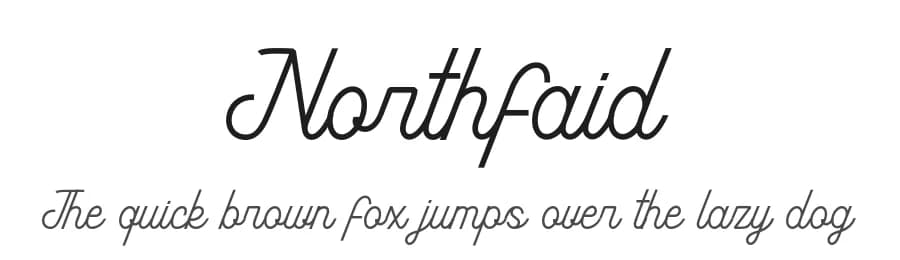 Northfaid by Delaga Studio — Script Handwritten Font