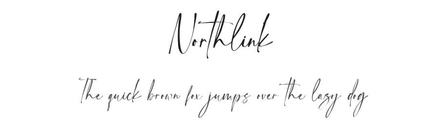 Northlink by Figstype — Script Handwritten Font