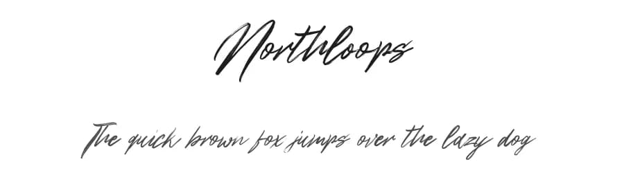 Northloops by Maulana Creative — Script Handwritten Font