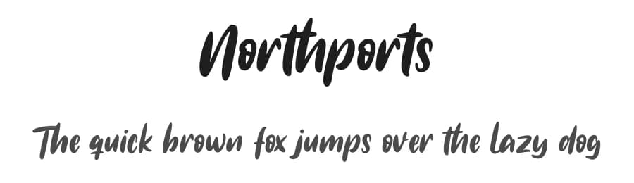 Northports by Maulana Creative — Script Handwritten Font