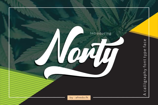 Norty Font by afredo.fk — Script Handwritten Font
