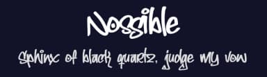 Nossible by Gassstype — Script Handwritten Font — thumbnail 2