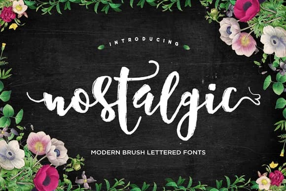 Nostalgic Script Font by Dhan Studio — Script Handwritten Font