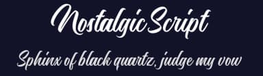 Nostalgic Script by Joelmaker — Script Handwritten Font — thumbnail 2