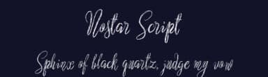 Nostar Script by Royaltype — Script Handwritten Font — thumbnail 2