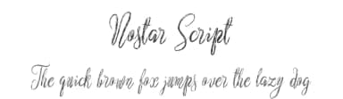 Nostar Script by Royaltype — Script Handwritten Font — thumbnail 1