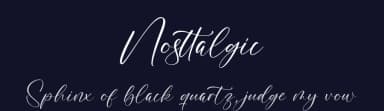 Nosttalgic by Perspectype Studio - Letterena.com — Script Handwritten Font — thumbnail 2