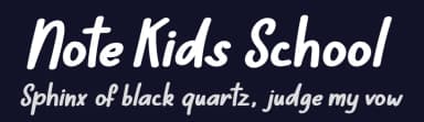 Note Kids School by Letterena Studios — Script Handwritten Font — thumbnail 2
