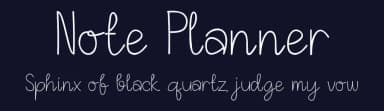 Note Planner by Ony Studio | Solutype — Script Handwritten Font — thumbnail 2