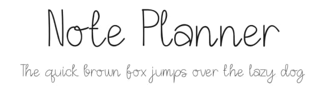 Note Planner by Ony Studio | Solutype — Script Handwritten Font