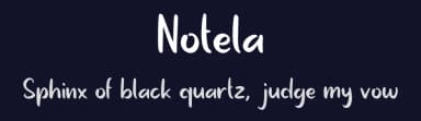 Notela by Forberas Club — Script Handwritten Font — thumbnail 2