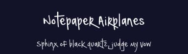 Notepaper Airplanes by Brittney Murphy Design — Script Handwritten Font — thumbnail 2