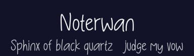 Noterwan by Tera Asset Garage — Script Handwritten Font — thumbnail 2