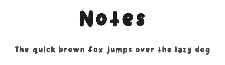 Notes by Rianne Maria — Script Handwritten Font