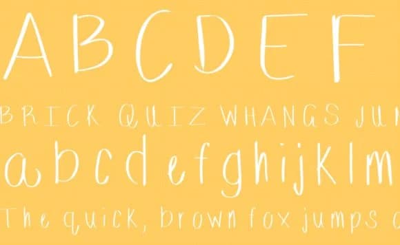 Nothing Fancy Font by D'nella Gay — Script Handwritten Font