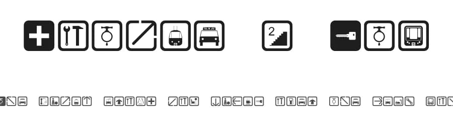 Notice 2 Std by Denis Serikov — Dingbats Font — preview 1