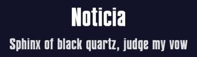 Noticia by Don Marciano — Sans Serif Font — thumbnail 2
