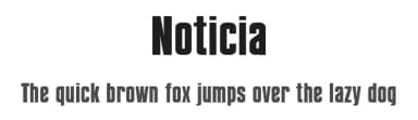 Noticia by Don Marciano — Sans Serif Font — thumbnail 1