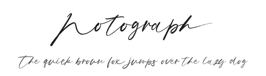 Notograph by FallenGraphic Studio — Script Handwritten Font