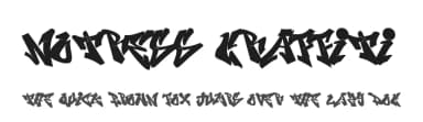Notress Graffiti by Cikareotype Studio — Script Handwritten Font — thumbnail 1