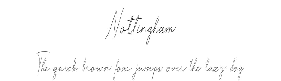 Nottingham by Lekker Studio — Script Handwritten Font