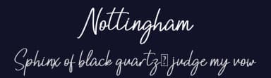 Nottingham by Bluestype Studio — Script Handwritten Font — thumbnail 2