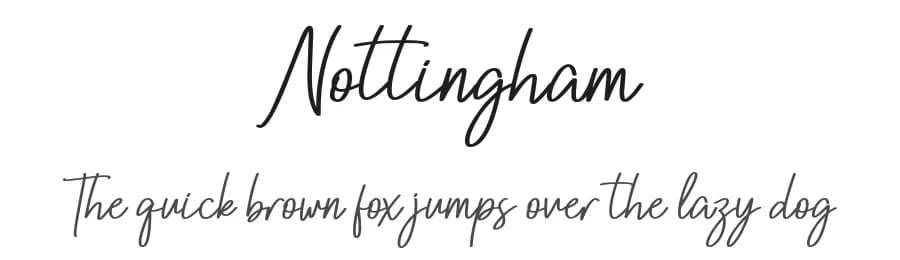 Nottingham by Bluestype Studio — Script Handwritten Font