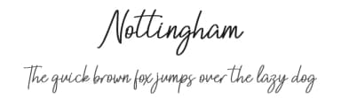 Nottingham by Bluestype Studio — Script Handwritten Font — thumbnail 1