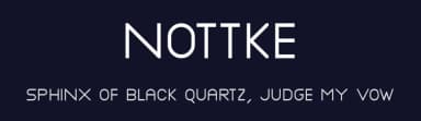 Nottke by Grudnuk — Sans Serif Font — thumbnail 2