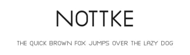 Nottke by Grudnuk — Sans Serif Font — thumbnail 1