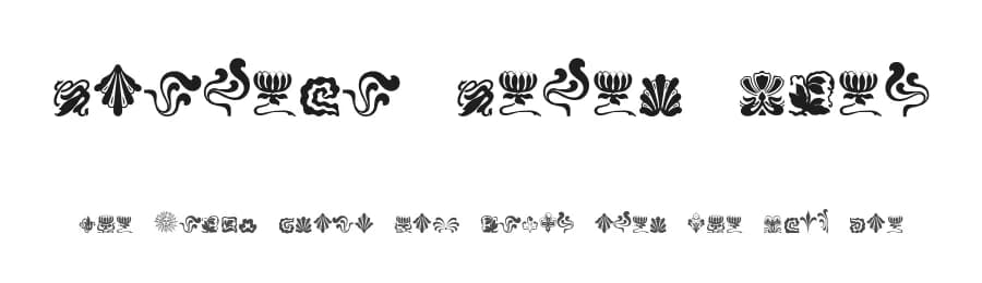 Nouveau Never Dies by Intellecta Design — Dingbats Font