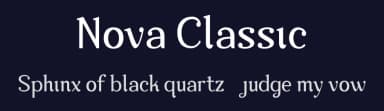 Nova Classic by Parker Creative — Sans Serif Font — thumbnail 2