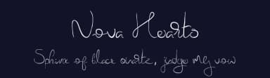 Nova Hearts by Zansari — Script Handwritten Font — thumbnail 2