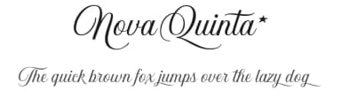 Nova Quinta by Måns Grebäck — Script Handwritten Font — thumbnail 1