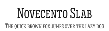Novecento Slab by Synthview Type Design — Serif Font — thumbnail 1