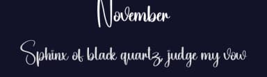 November by Scratchones — Script Handwritten Font — thumbnail 2