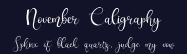 November Caligraphy by Eddy Goodboy — Script Handwritten Font — thumbnail 2