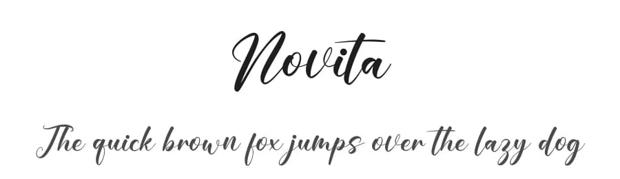 Novita by Nirmala Creative — Script Handwritten Font