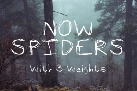 Now Spiders Font by GraphicsBam Fonts — Script Handwritten Font