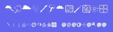 Now the Weather by Manfred Klein — Dingbats Font — thumbnail 3